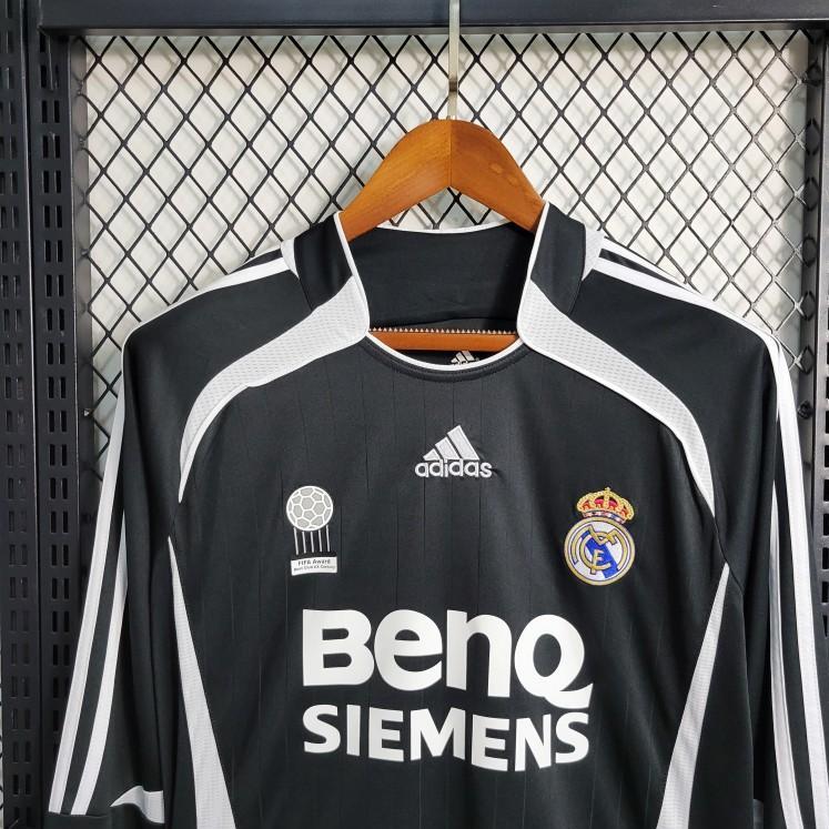 Retro 06-07 Real Madrid Third Long Sleeve Jersey