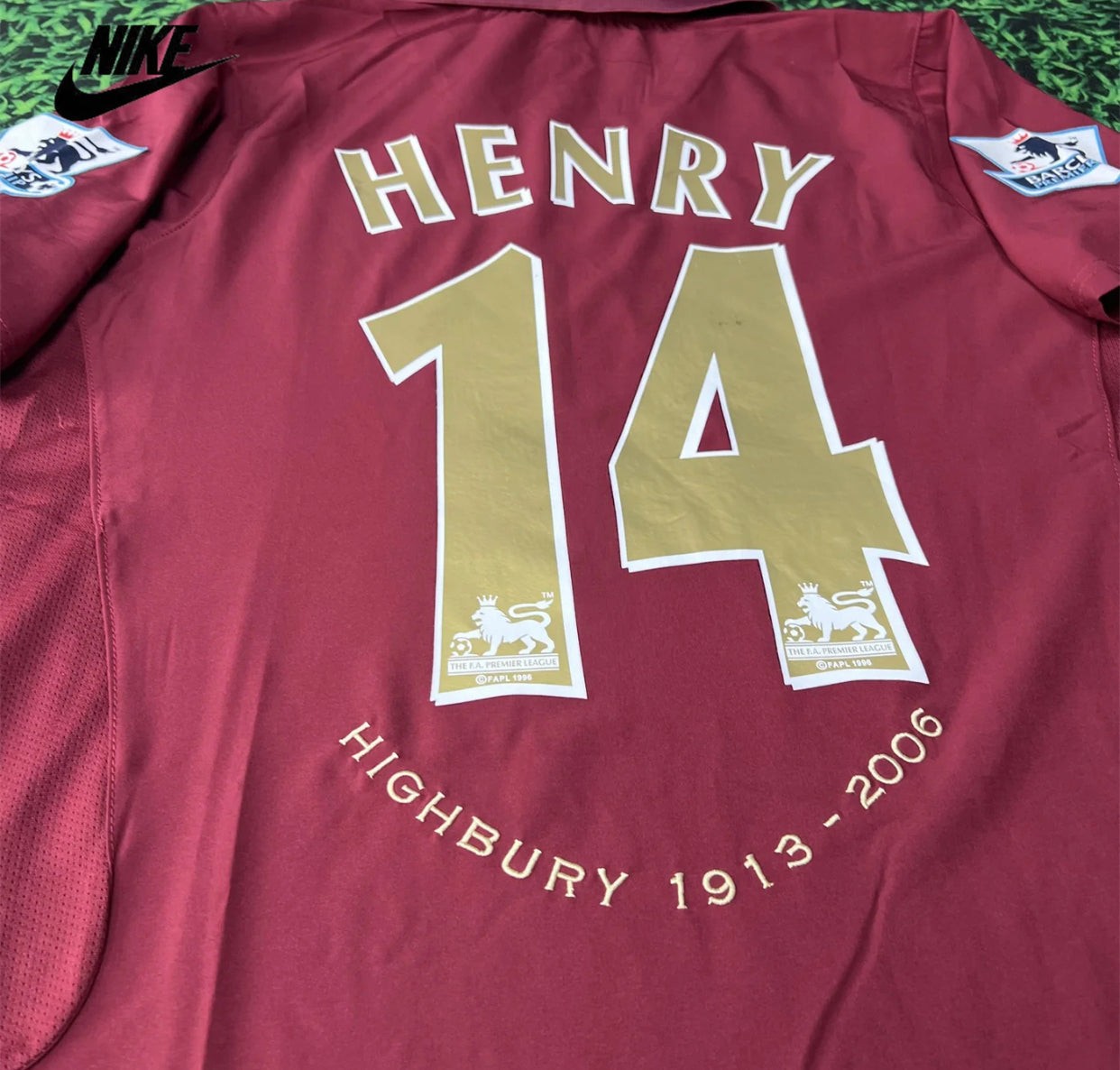 Nike 05-06 Commemorative Retro HENRY No.14 Jersey