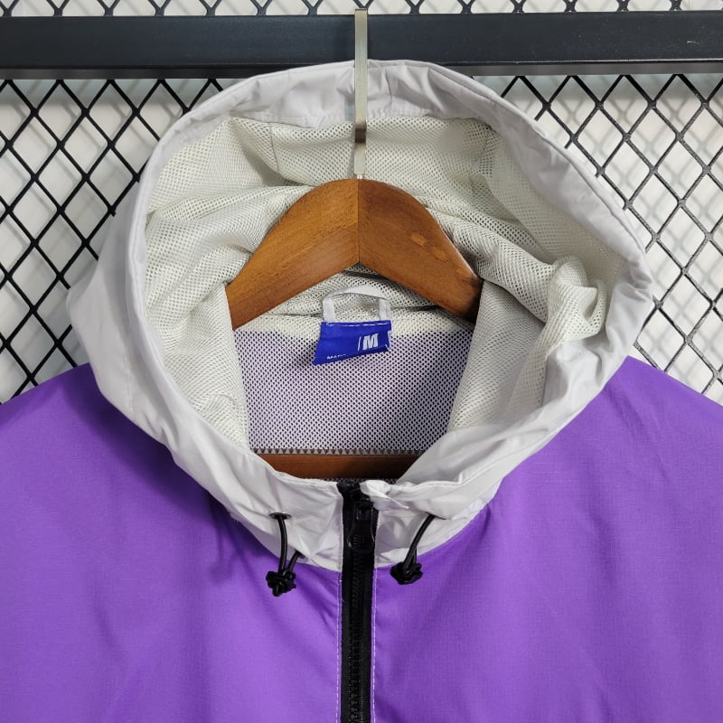 23-24 Real Madrid Windbreaker Purple