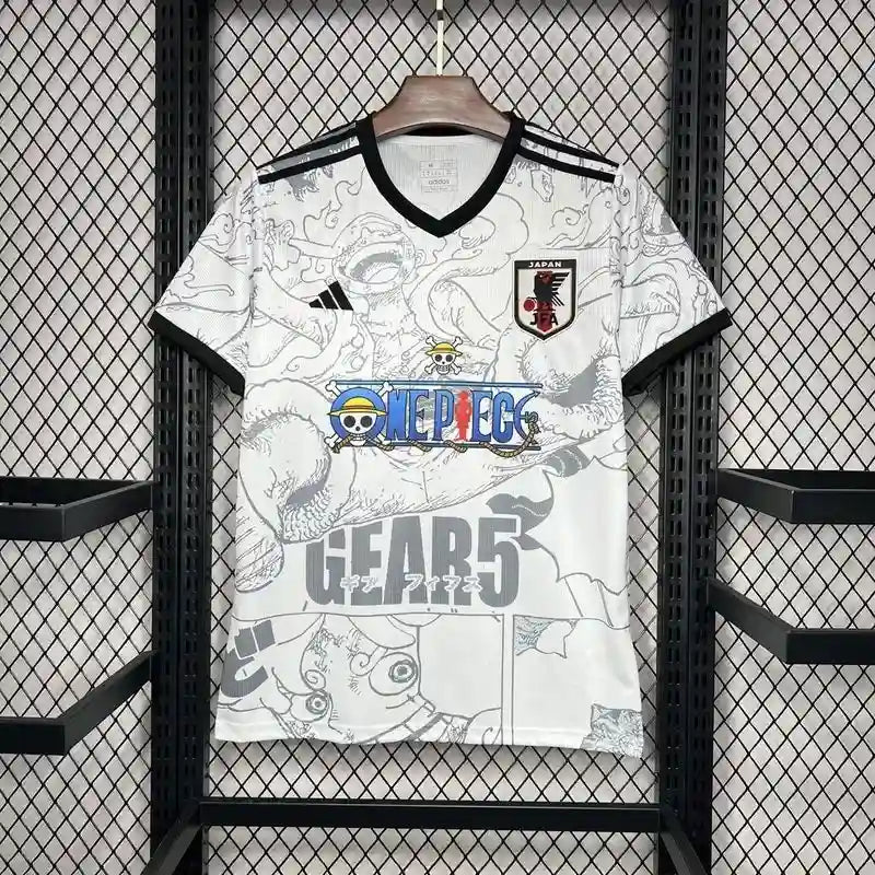 2024 Japan One Piece White Special Edition Soccer Jersey