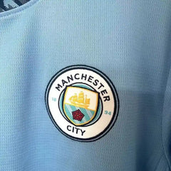 24/25 Manchester City Long Sleeve Soccer Jersey Home