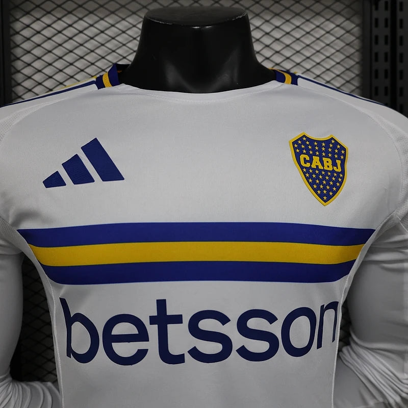 24/25 Player Boca Juniors Long Sleeve Soccer Jersey Away