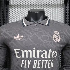 24/25 Player Real Madrid Long Sleeve Soccer Jersey Third Away