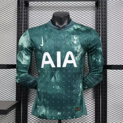 24/25 Player Tottenham Hotspur Long Sleeve Soccer Jersey Second Away