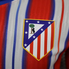 24/25 Player Version Atletico Madrid Long Sleeve Soccer Jersey Home