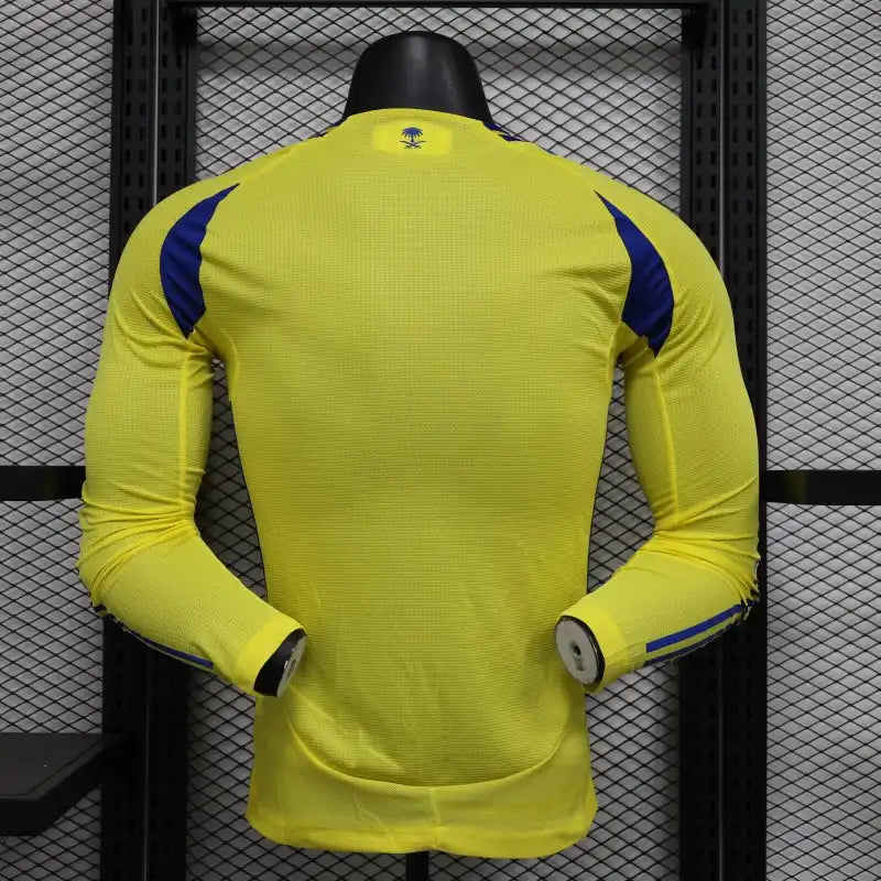 24/25 Players Al-Nassr FC Long Sleeve Soccer Jersey Home