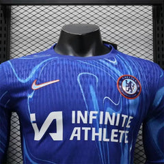 24/25 Players Chelsea Long Sleeve Soccer Jersey Home