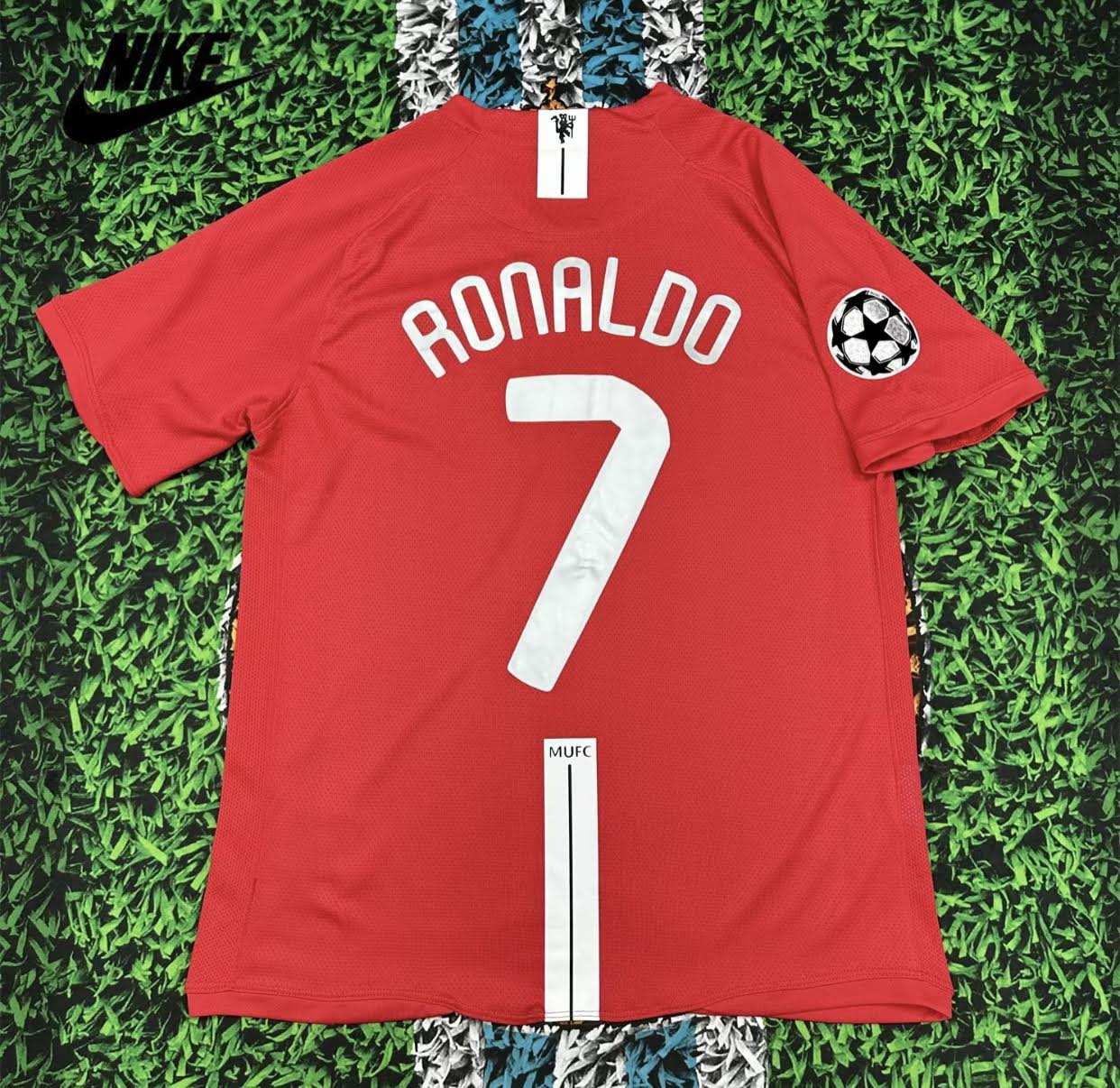 NIKE 08-09 Retro Manchester United Ronaldo Vintage Retro Jersey