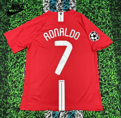 NIKE 08-09 Retro Manchester United Ronaldo Vintage Retro Jersey