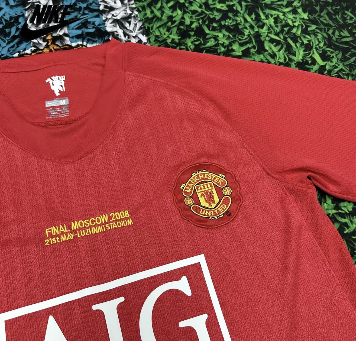 NIKE 08-09 Retro Manchester United Ronaldo Vintage Retro Jersey