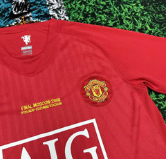 NIKE 08-09 Retro Manchester United Ronaldo Vintage Retro Jersey