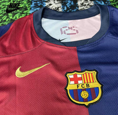 NIKE 24-25 Lamine Yamal Barcelona Red and Blue Short Sleeve Jersey 19 home Jersey