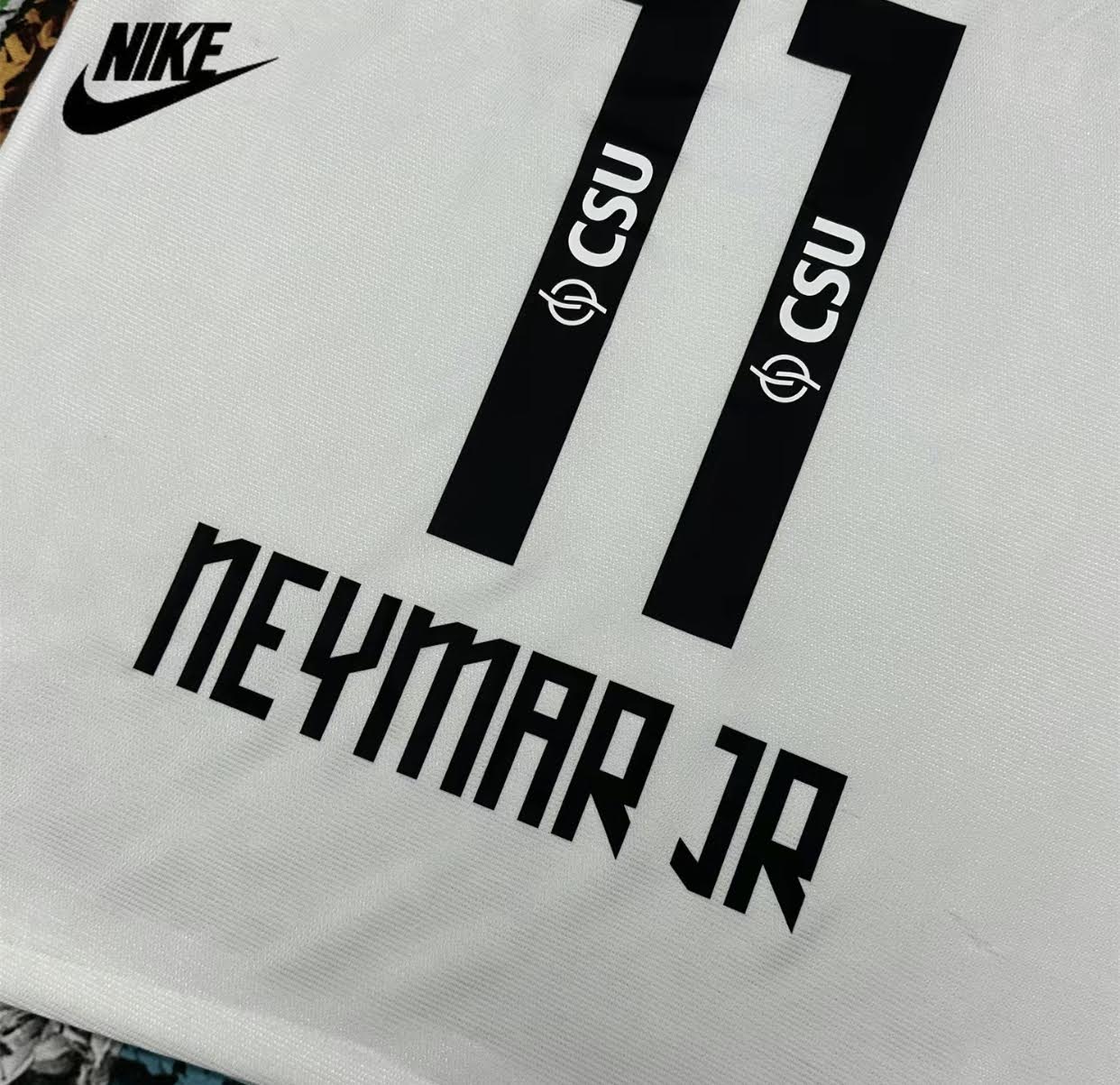 NIKE 11-12 Barclays Premier League Santos Home No.11 Neymar Retro Jersey