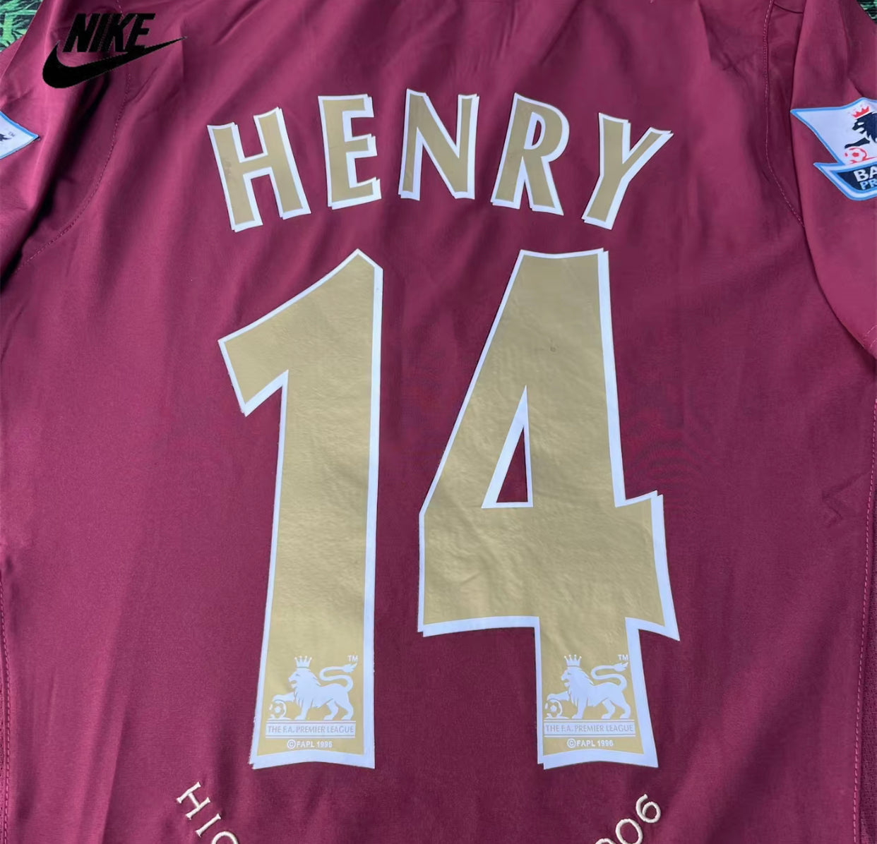 Nike 05-06 Commemorative Retro HENRY No.14 Jersey