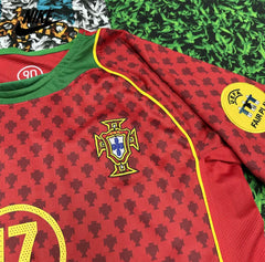 NIKE Portugal Euro 2024 Home Retro Red Fan Edition Jersey