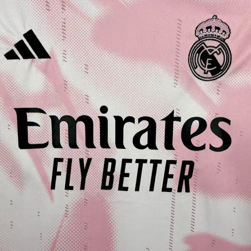 24/25 Real Madrid Pink and White Special Edition Jersey