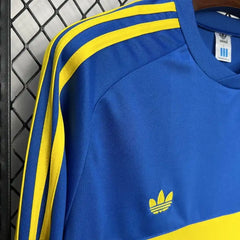 Retro 1981 Boca Juniors Long Sleeves Soccer Jersey Home