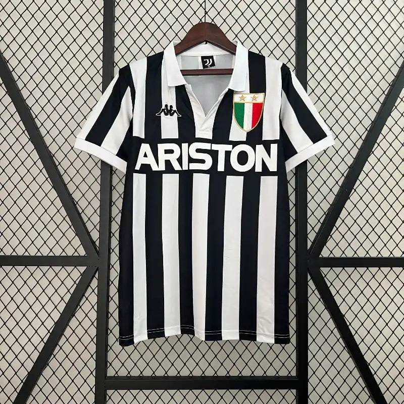 Retro 1984-85 Juventus Soccer Jersey Home