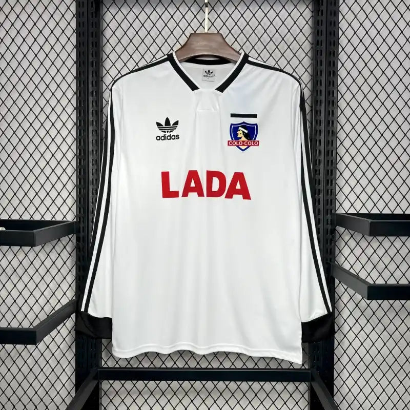 Retro 1991 Colo Colo Long Sleeve Soccer Jersey Home